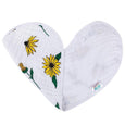 Black Eyed Susan 2-in-1 Burp Cloth & Bib