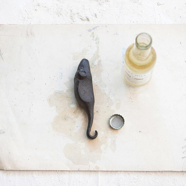 Cast Iron Mouse Shaped Bottle Opener