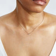 Dainty Opal Cluster Necklace