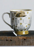 Patterned Tea Bag Holder Mug (4 Styles)