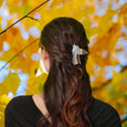Blue Grey Bird Hair Clip