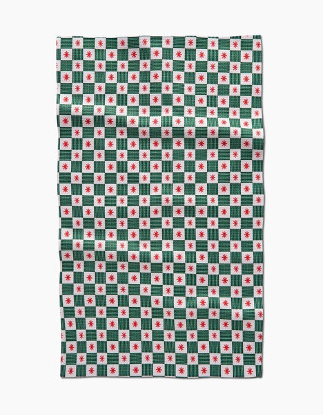 Jolly Grid Tea Towel