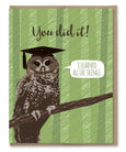 Learned All the Things Graduation Card