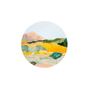 Magical Mountains Foil Stamped Coaster