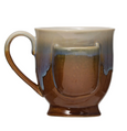 Glazed Stoneware Mug With Teabag Holder