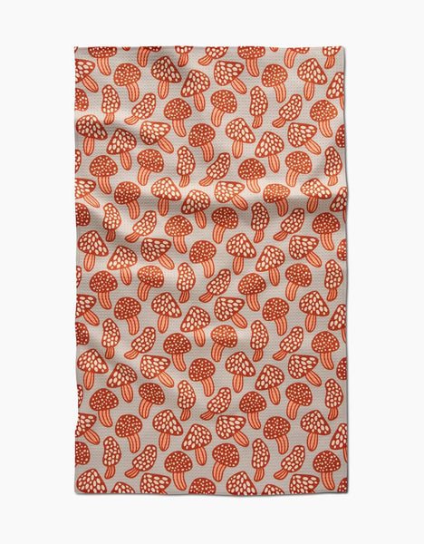 Many Mushrooms Tea Towel