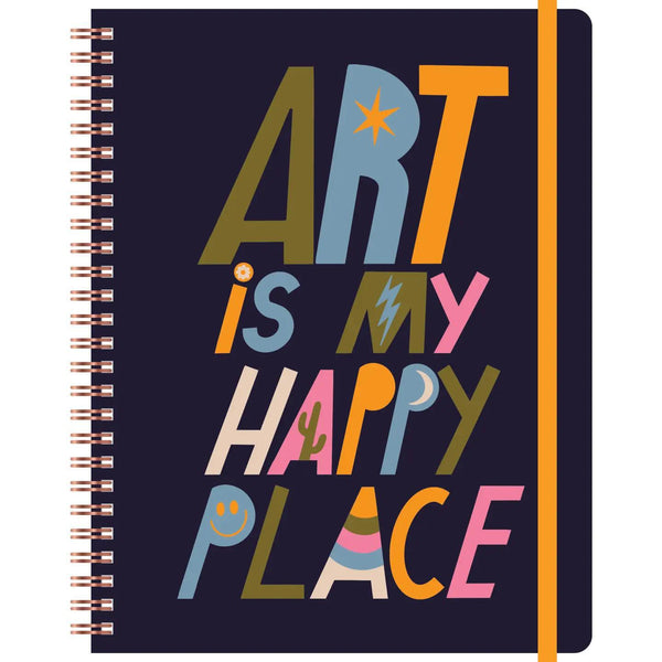 Happy Place Sketchbook (Spiral or Layflat)