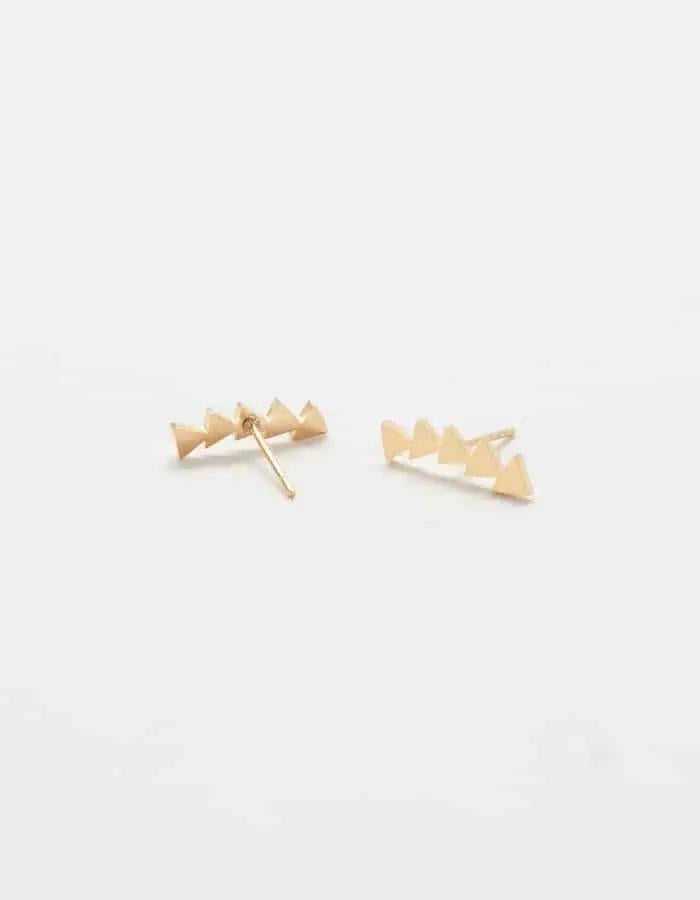 Gold Triangle Ear Crawlers