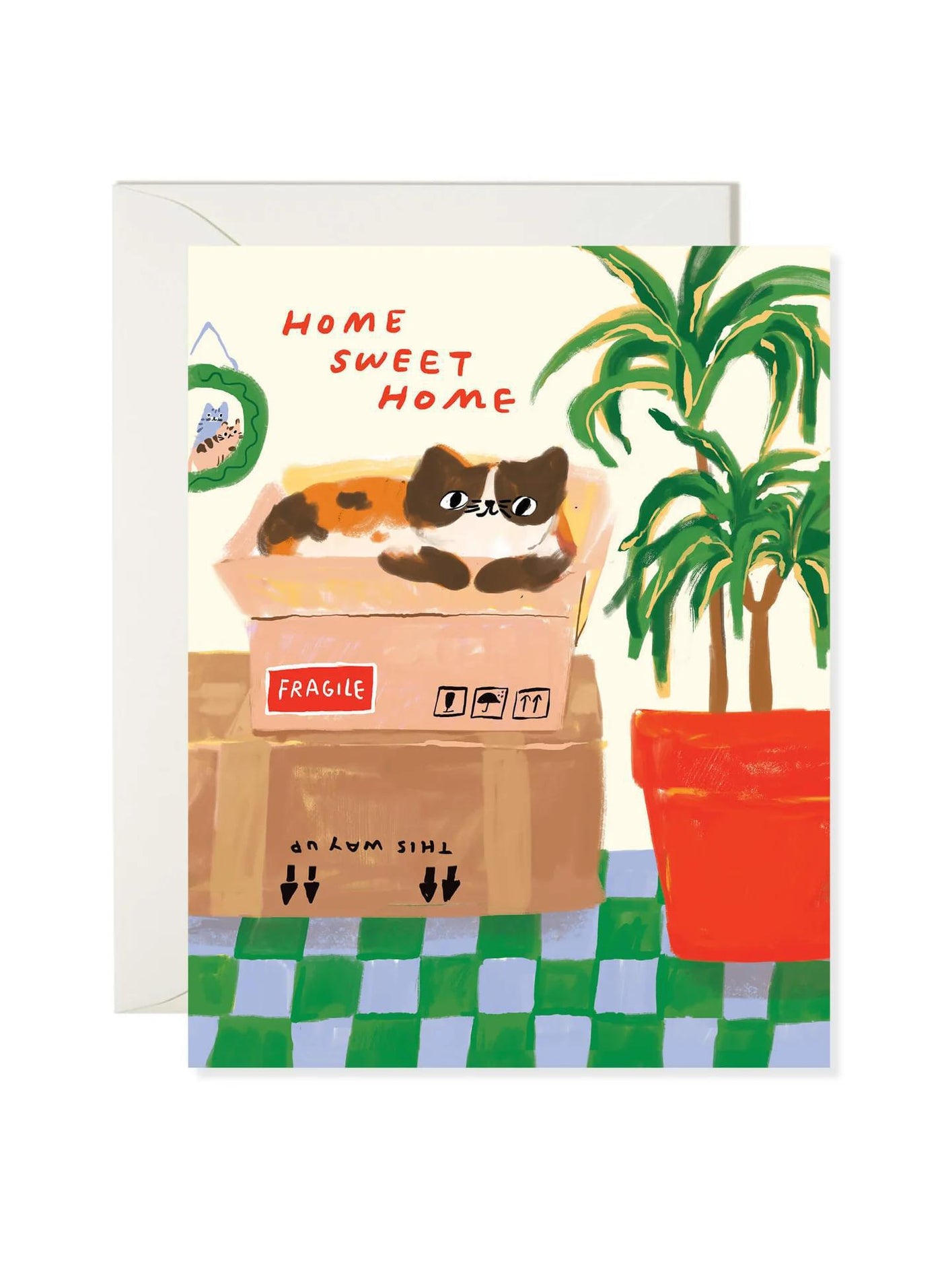 Cat New Home - Classic Cat Housewarming Card