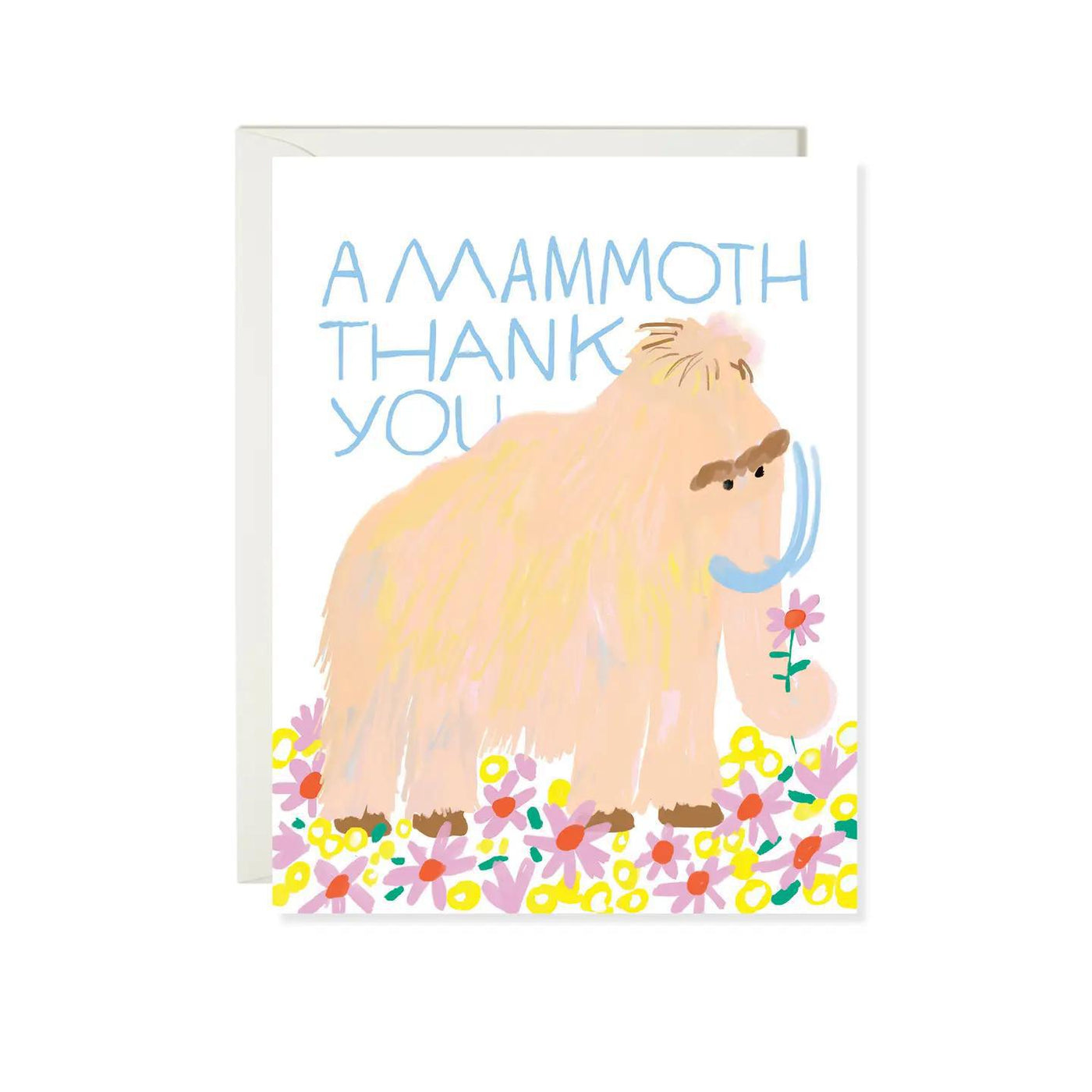 Mammoth Thank You Card