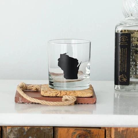 Wisconsin  Rocks Glass