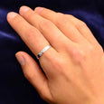Sterling Silver Hammered Wide Ring