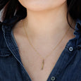 Vertical Moon Phase Necklace