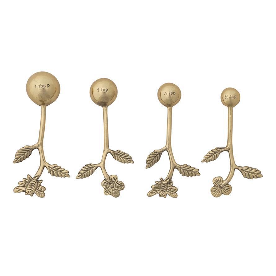 Aluminum Floral Measuring Spoons (1/4, 1/2, 3/4, 1 Tbsp)