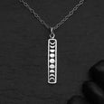 Vertical Moon Phase Necklace