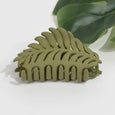Matte Leaf Claw Hair Clip (3 colors)
