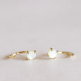 Mother of Pearl Hoop Earrings