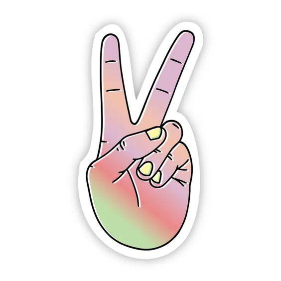 Peace Sign Sticker