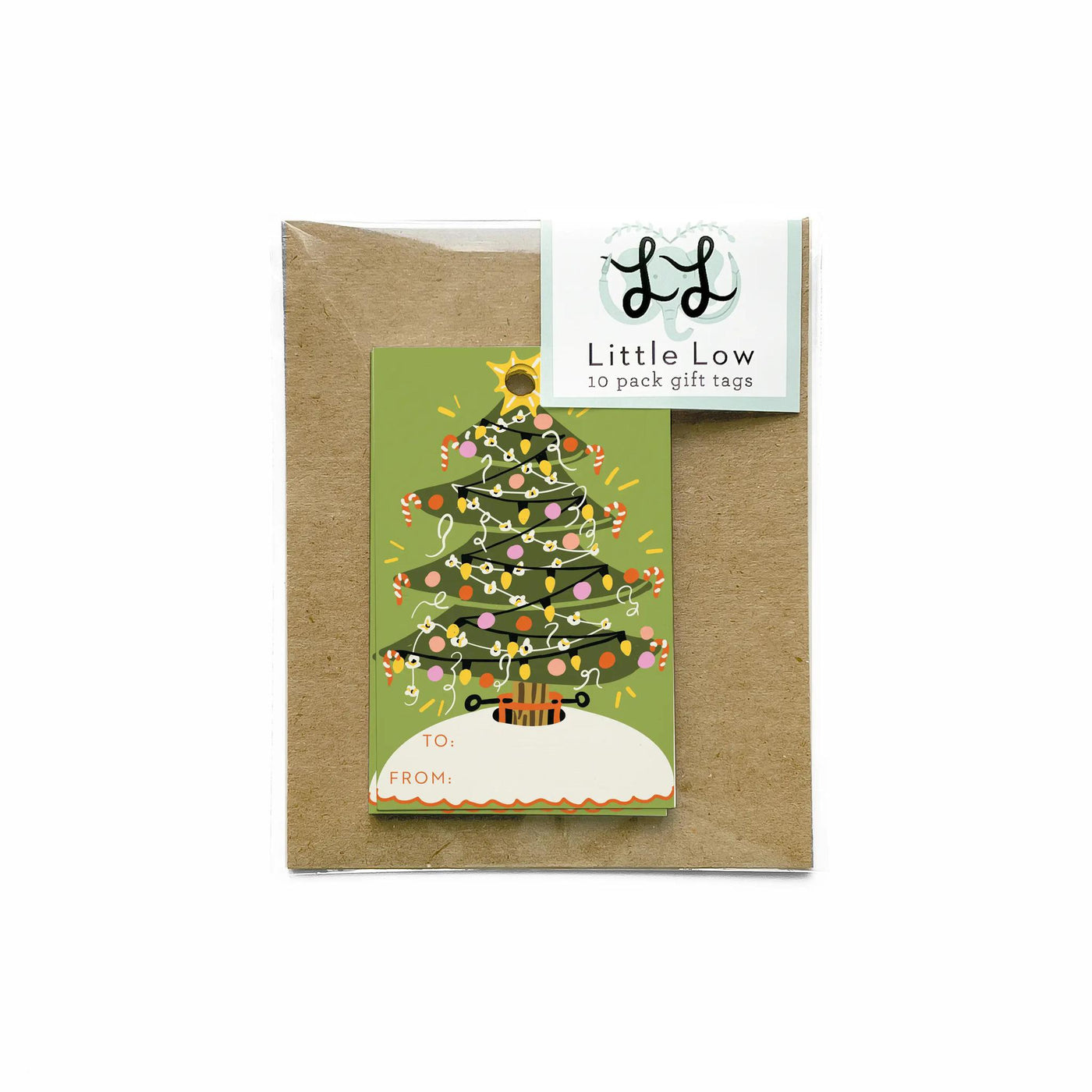 Tree Lights Holiday Gift Tags