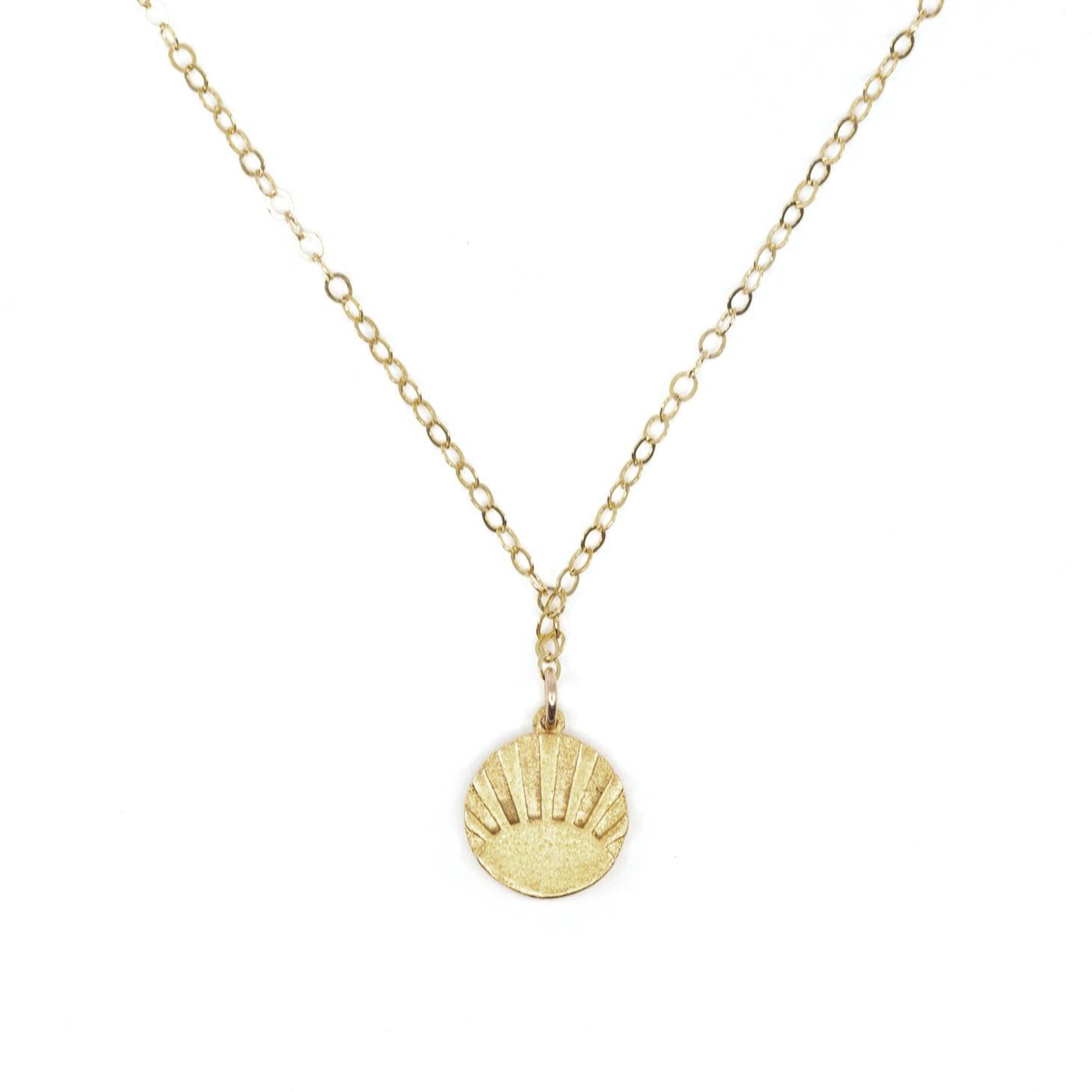 Sunray Coin Necklace