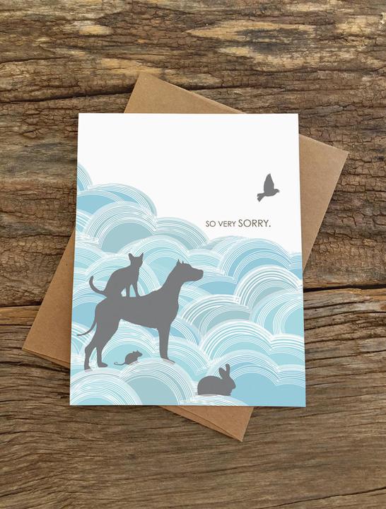 So Very Sorry Pets Card