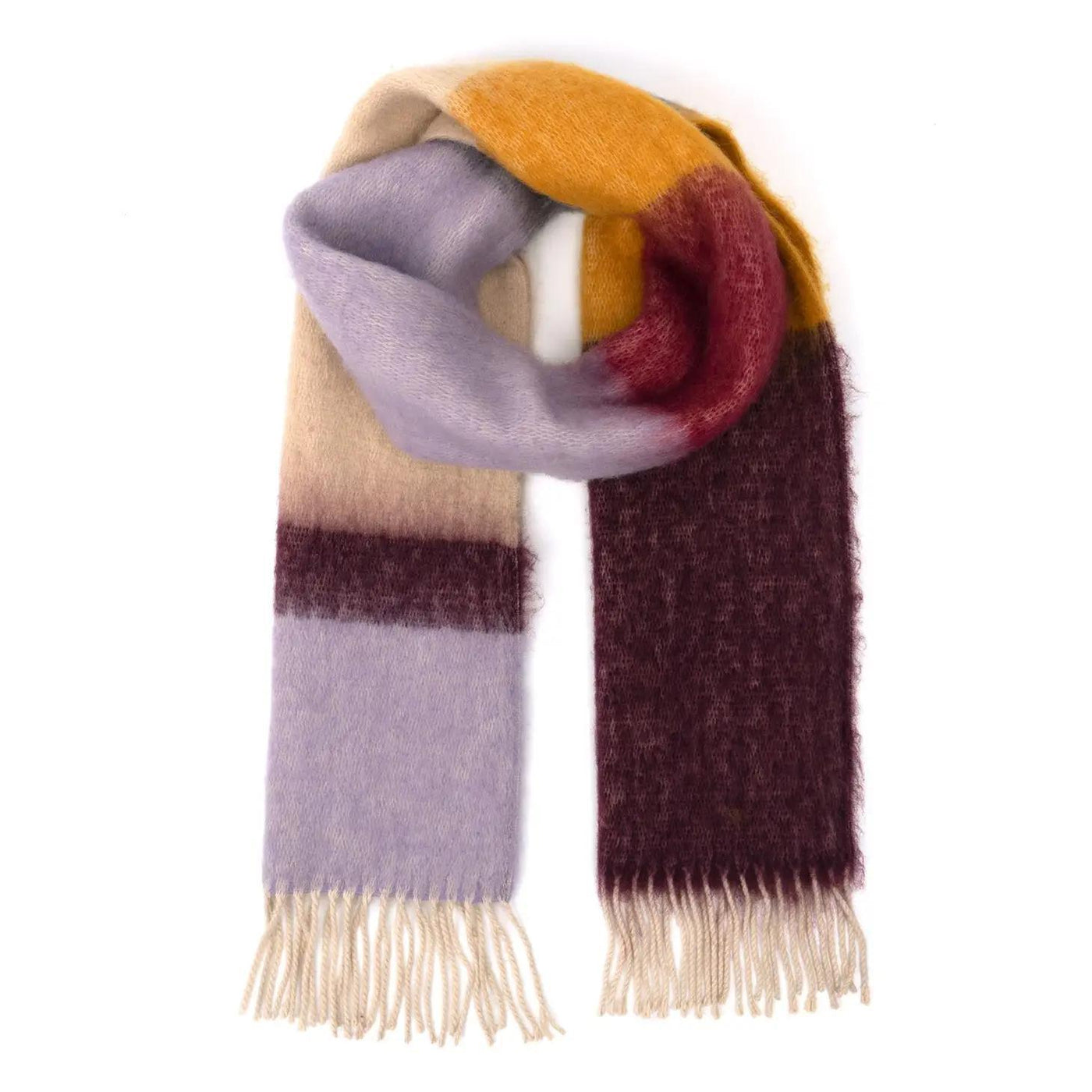 Purple Barcelona Blanket Scarf
