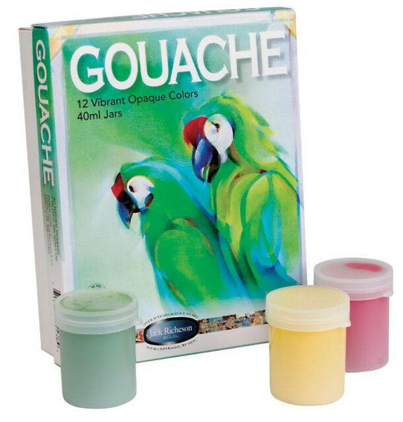 Gouache Set of 12 Jars