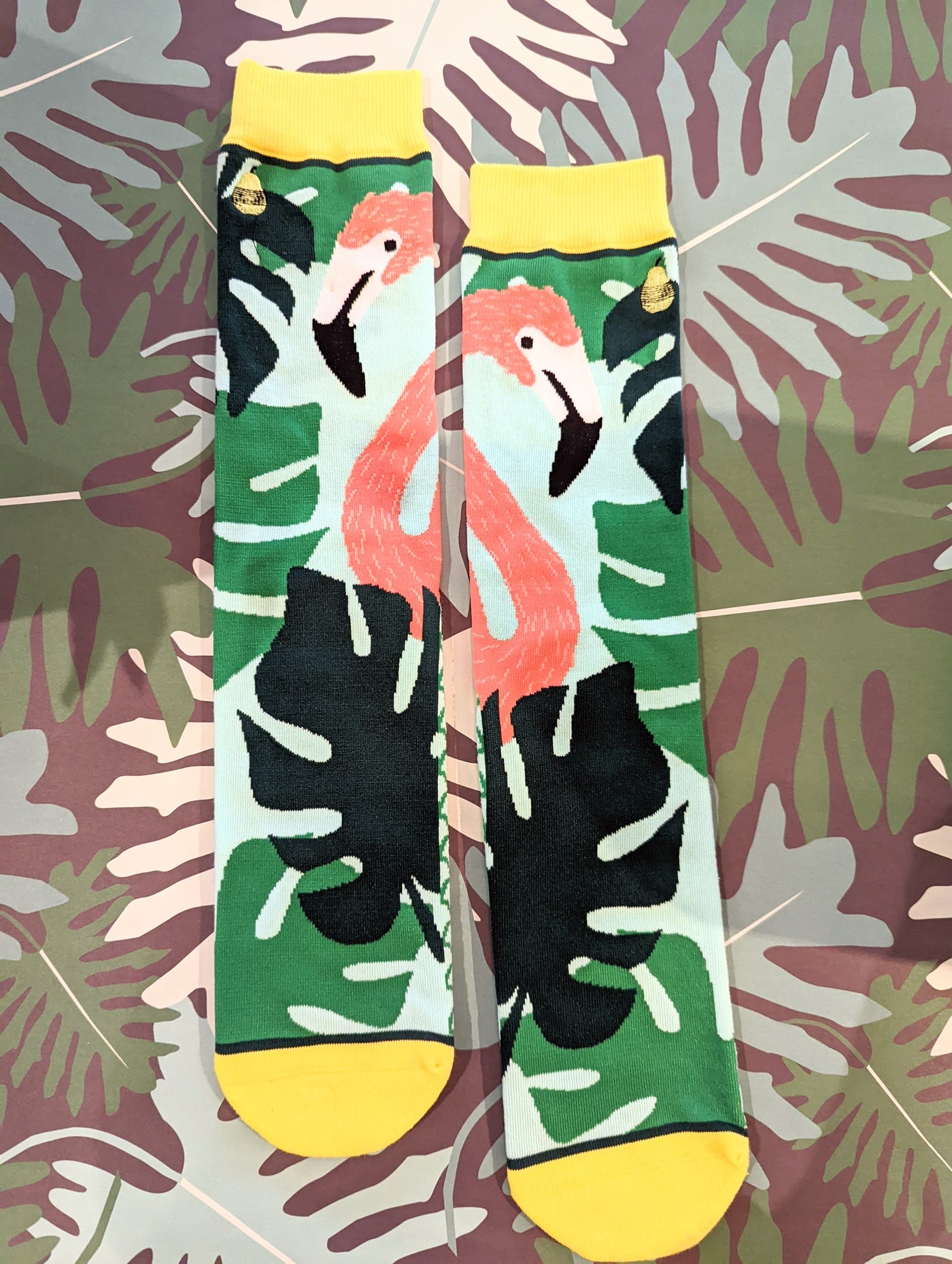 Flamingo Men's Crew Socks