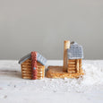 Log Cabin Salt & Pepper Shaker Set