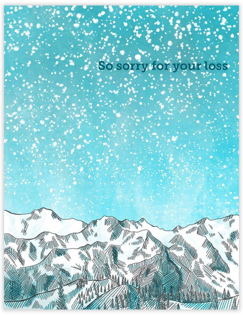 Sympathy Mountain Card
