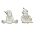 Stoneware Gnome Salt and Pepper Shakers