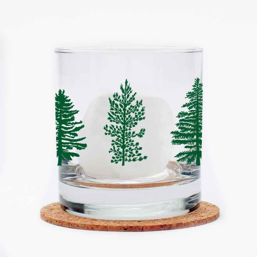 Trees Rocks Glass