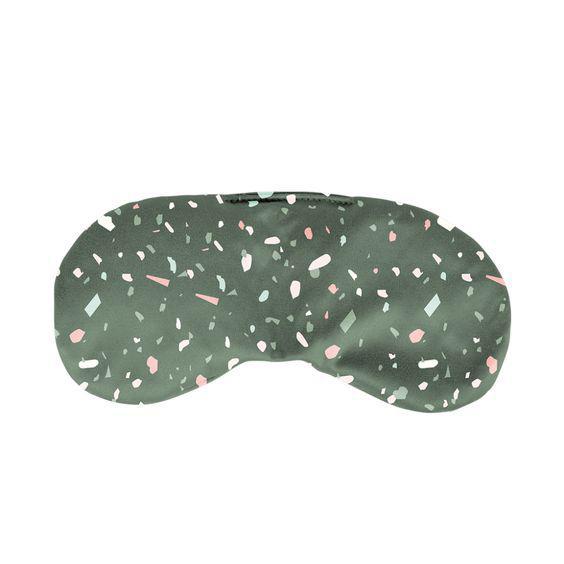 Green Terrazzo Weighted Eye Pillow