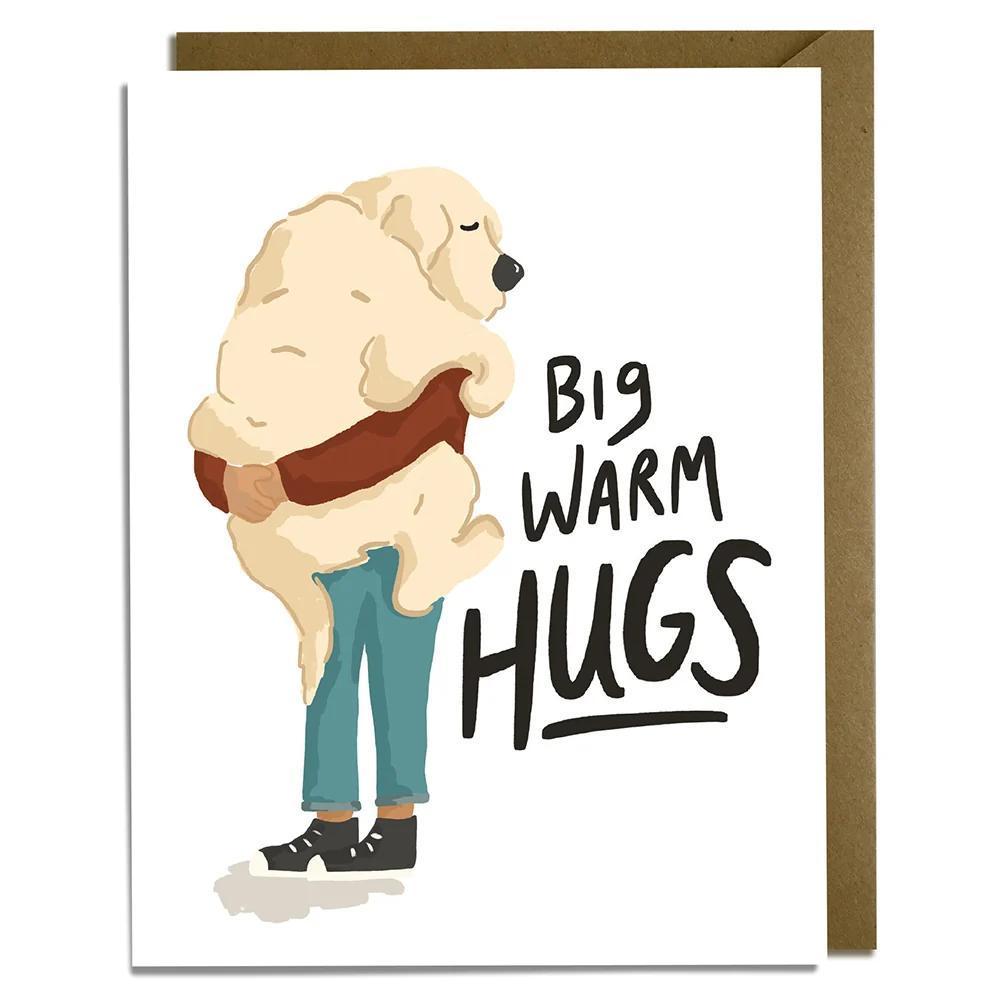 Dog Hug Sympathy Card