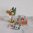 Holiday Resin Coasters in Wood Box