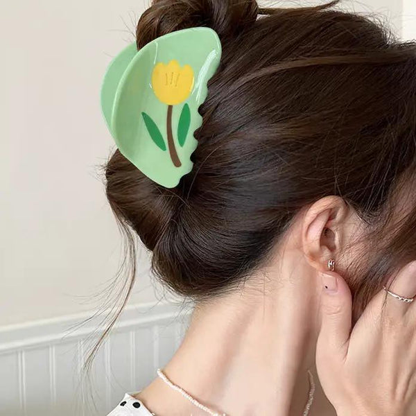 Tulip Hair Claw Clip
