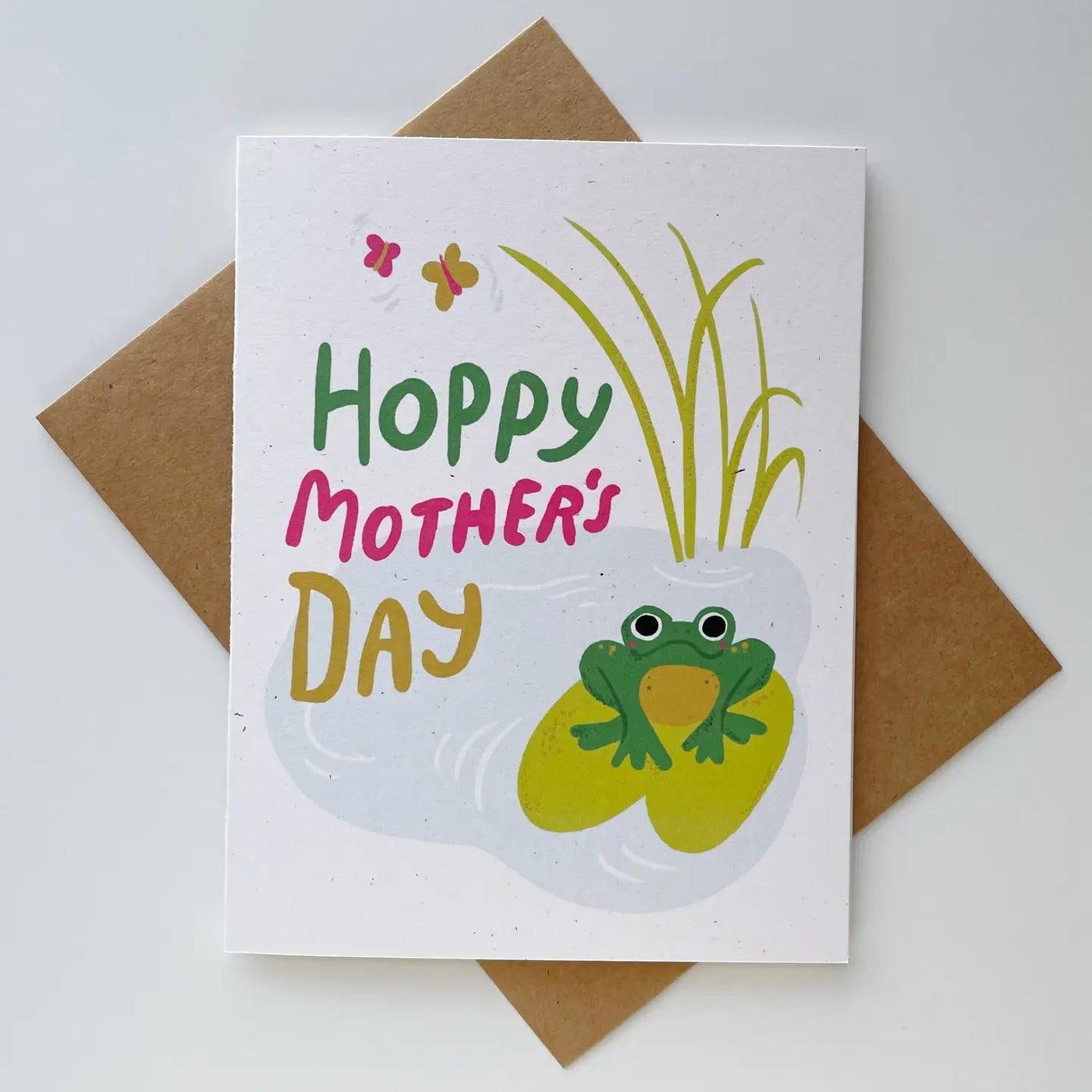 Hoppy Mother's Day Frog Greeting Card