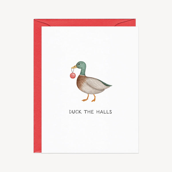 Duck the Halls Christmas Card