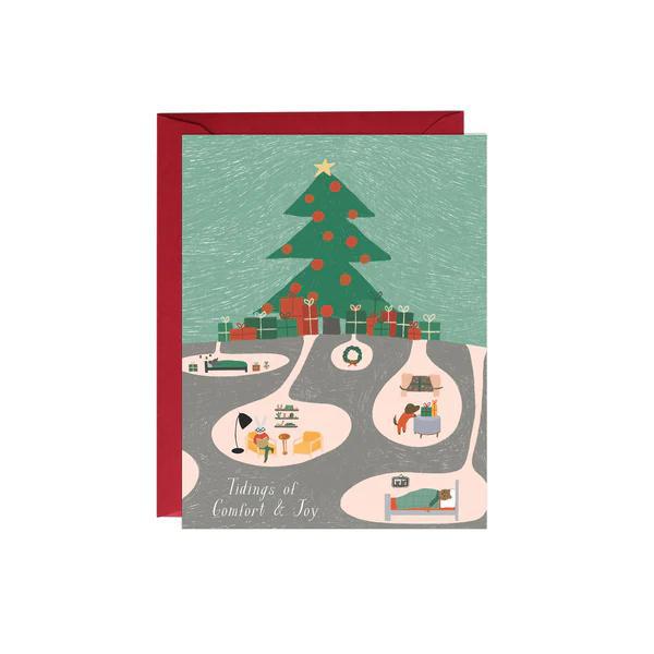 Hibernating Christmas Card Boxed Set of 6