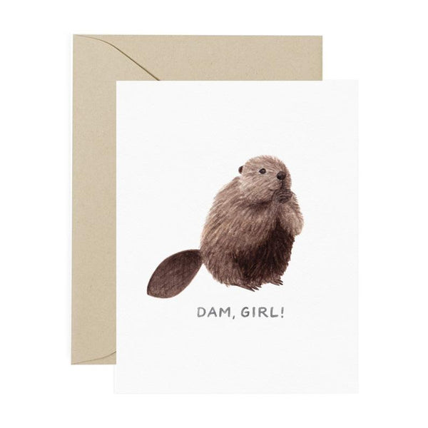 Dam Girl Friendship Card
