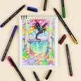 MONO Drawing Pen Colors, 8-Pack