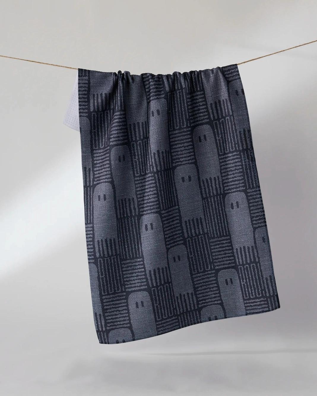Hide and Shriek Tea Towel