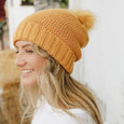 Chunky Knit Pom Hat