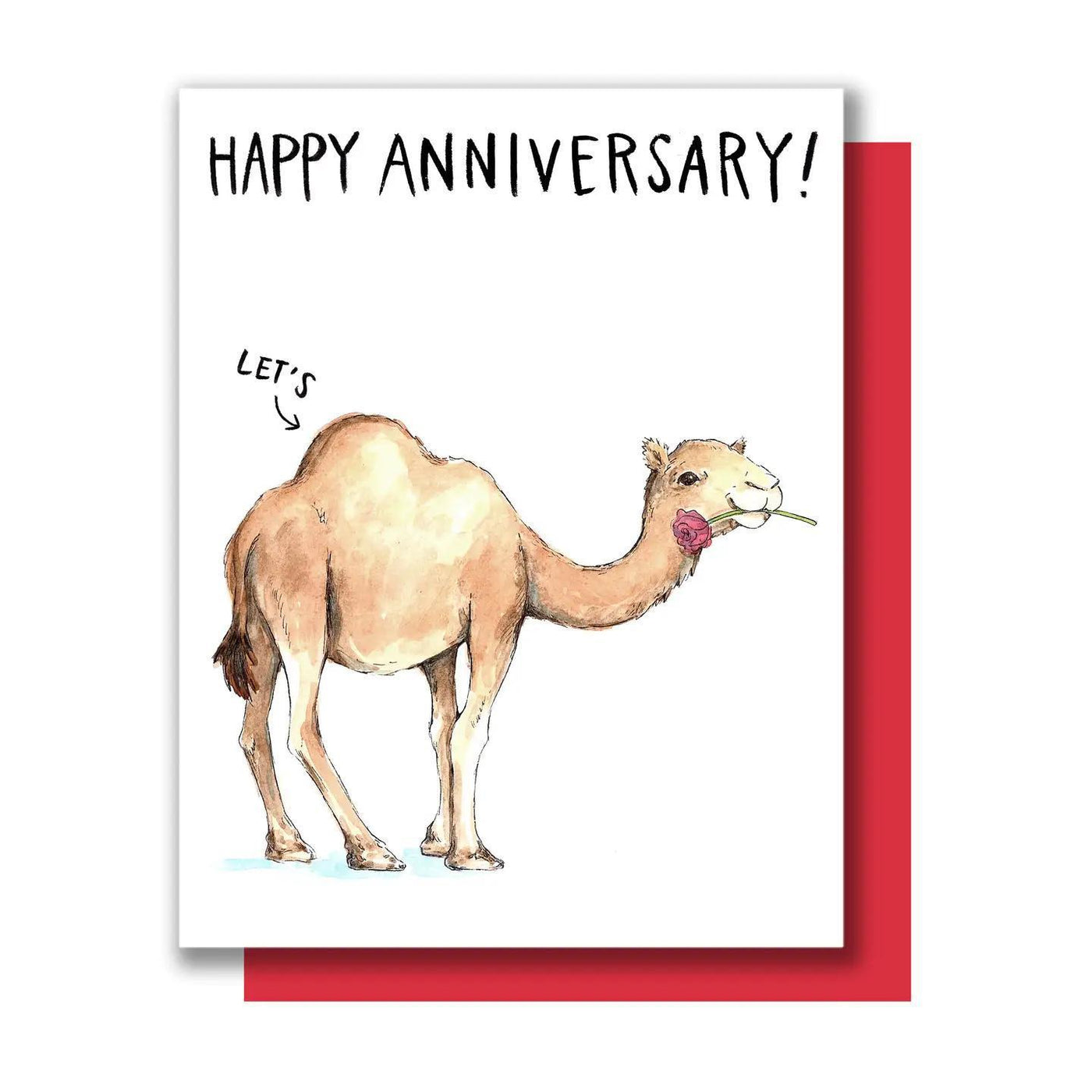 Happy Anniversary Camel Card