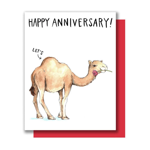 Happy Anniversary Camel Card