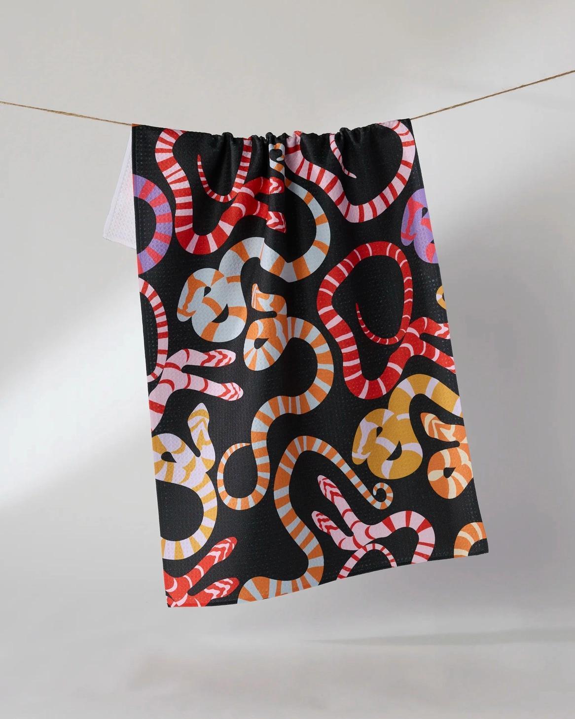 Serpentine Riot Tea Towel