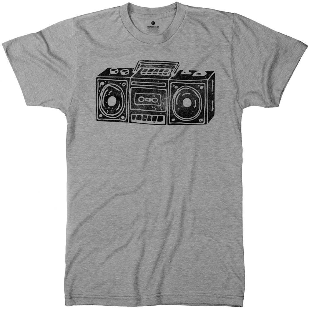 Boombox - Heather Grey T-Shirt