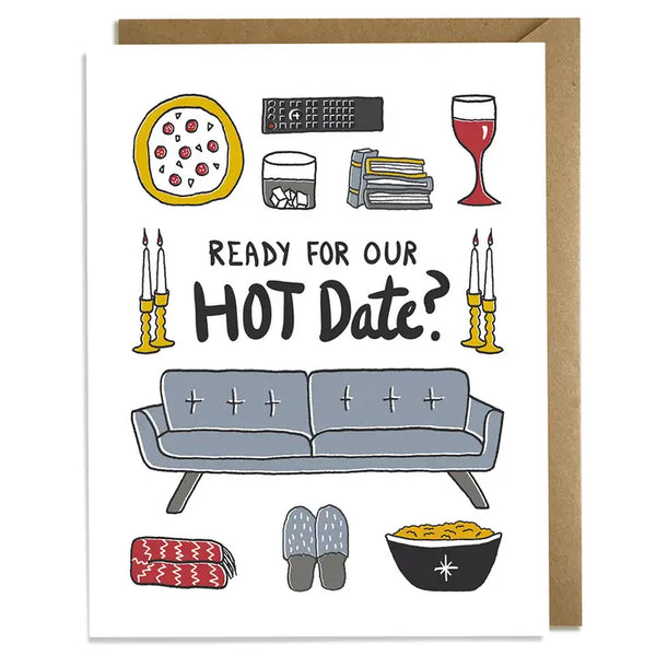 Hot Date Love, Anniversary & Valentine & Friendship Card