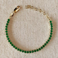 18k Gold Filled 3mm Cubic Zirconia Bracelet (2 Colors)
