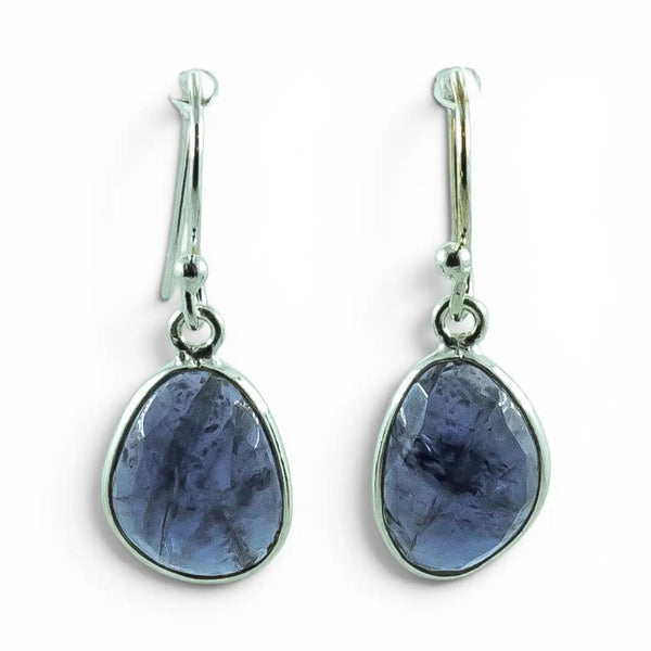 Iolite Sterling Silver Dangle Earrings